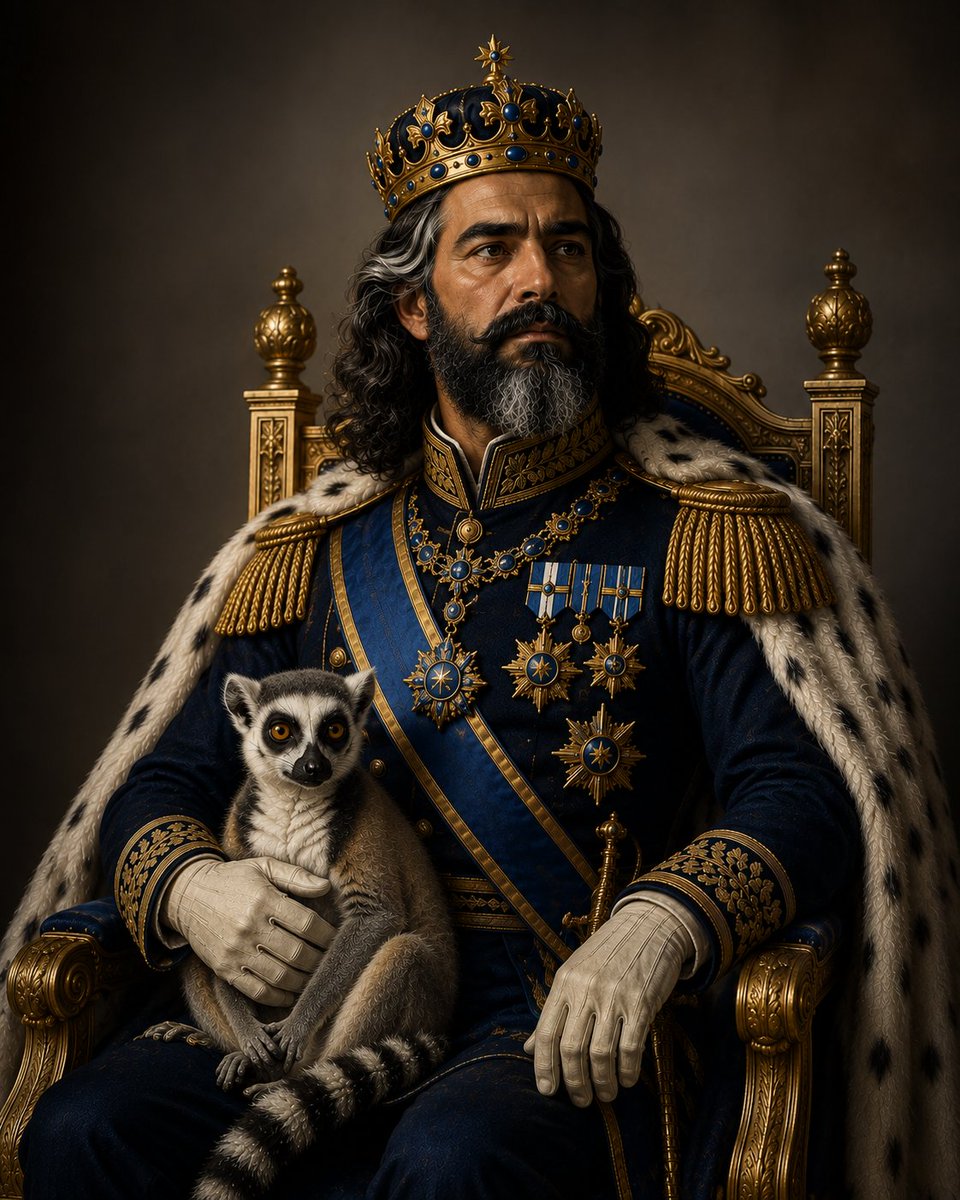 EmbLemuriaCL's tweet photo. @pramirezrubio @LaCuescoCabrera @WOM Su Majestad Leonardo I, Rey de Lemuria e Islas Aledañas. https://t.co/J6QvGnes3n