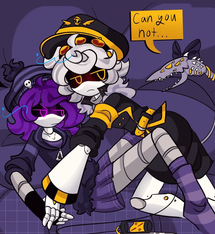 UzinChaos_'s tweet photo. Stay away from her energy is at its absolute peak✋💜...... 
Artby @SD_DJA
#MuderDronesFanArt #Nuzi #UziDoorman https://t.co/yww1fIdUD1