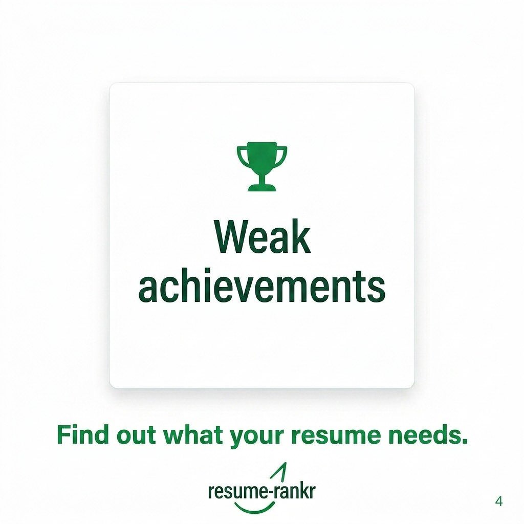 RRankr81793's tweet photo. Do not chase a score for the sake of a number.
Use your score to identify missing keywords, unclear experience, weak achievements, and alignment gaps.
CTA:
Find out what your resume needs.
#ResumeScore #ATSResume #ResumeOptimization #CareerTechnology #ResumeRankr https://t.co/c9h15BOMC6