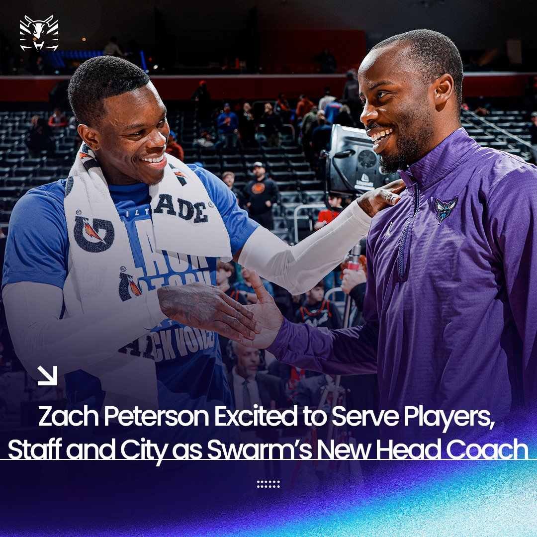 greensboroswarm's tweet photo. “𝐈 𝐞𝐧𝐣𝐨𝐲 𝐜𝐨𝐦𝐩𝐞𝐭𝐢𝐧𝐠 𝐚𝐧𝐝 𝐈 𝐞𝐧𝐣𝐨𝐲 𝐰𝐢𝐧𝐧𝐢𝐧𝐠. 𝐓𝐡𝐞 𝐠𝐨𝐚𝐥 𝐚𝐧𝐝 𝐭𝐡𝐞 𝐭𝐚𝐬𝐤 𝐫𝐞𝐦𝐚𝐢𝐧 𝐭𝐡𝐞 𝐬𝐚𝐦𝐞: 𝐭𝐨 𝐠𝐫𝐨𝐰 𝐚𝐧𝐝 𝐠𝐢𝐯𝐞 𝐆𝐫𝐞𝐞𝐧𝐬𝐛𝐨𝐫𝐨 𝐬𝐨𝐦𝐞𝐭𝐡𝐢𝐧𝐠 𝐭𝐨 𝐛𝐞 𝐩𝐫𝐨𝐮𝐝 𝐨𝐟.”

New Swarm Head Coach Zach Peterson is ready to get to work in Greensboro. 🐝

Read The Full Story From @sam_perley ⤵️
📰: https://t.co/ewVPyjGpGB