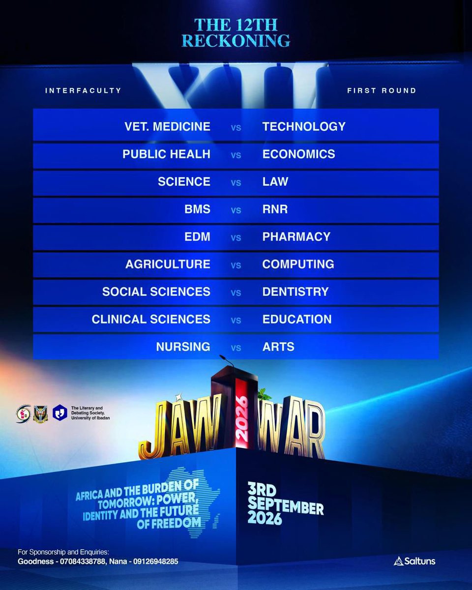 MercyAlice_OMMA's tweet photo. Interfaculty First Round happening today.
#jawwar 
#jawwarui
#jawwar2026 https://t.co/azsCh2Gu3I