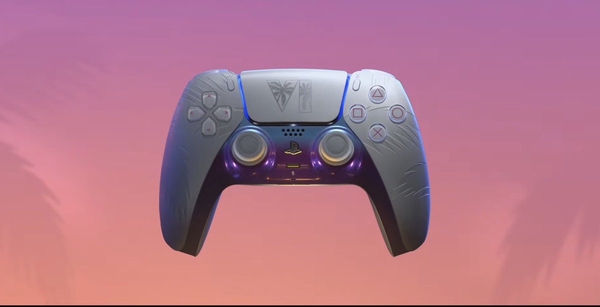 beastarmy__'s tweet photo. GTA 6 LIMITED EDITION DualSense controllers are actually insane.

Rockstar really said we’re not just playing GTA 6… we’re making the setup match Vice City. 

Black or white? Which one are you taking? https://t.co/eVeNEKYpRr