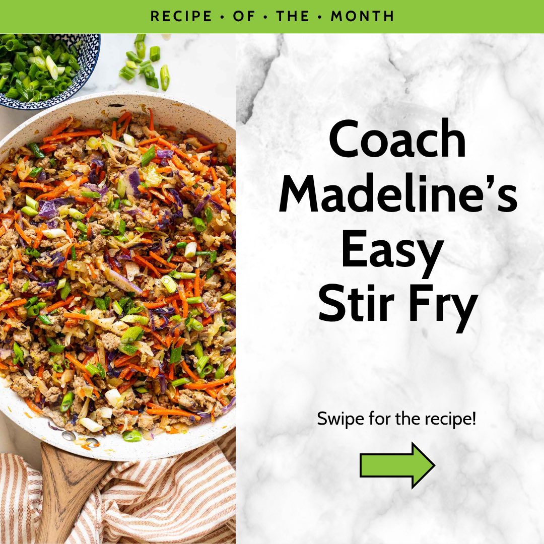 WayneWellness's tweet photo. Need a new meal prep recipe? We’ve got you covered!

🥦Try Coach Madeline’s Easy Stir-Fry! Packed with protein and veggies, this simple, healthy, and seriously delicious meal is perfect for a busy week!

#BeWayneWell #WellnessWednesdays #recipeofthemonth @WayneTwpSchools https://t.co/t64ND48MWq