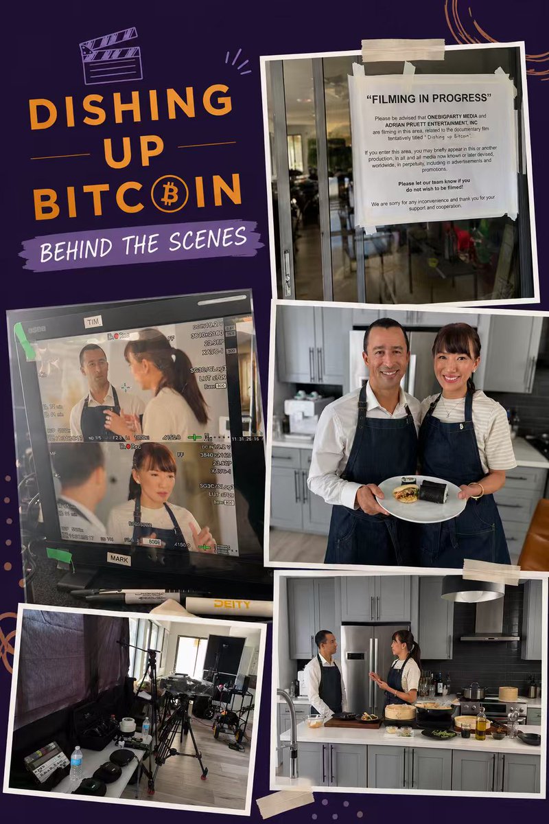 ddcbtc_'s tweet photo. Mike Alfred @mikealfred  built companies, runs a fund and has spent years navigating high-stakes decisions.

But in the kitchen, he was starting from scratch.

Behind the scenes: salmon hand rolls, steamed bao, a few uneven cuts—and an investor far outside his comfort zone.

Episode 3 drops at 6pm ET

#DishingUpBitcoin #Bitcoin #BitcoinTreasury