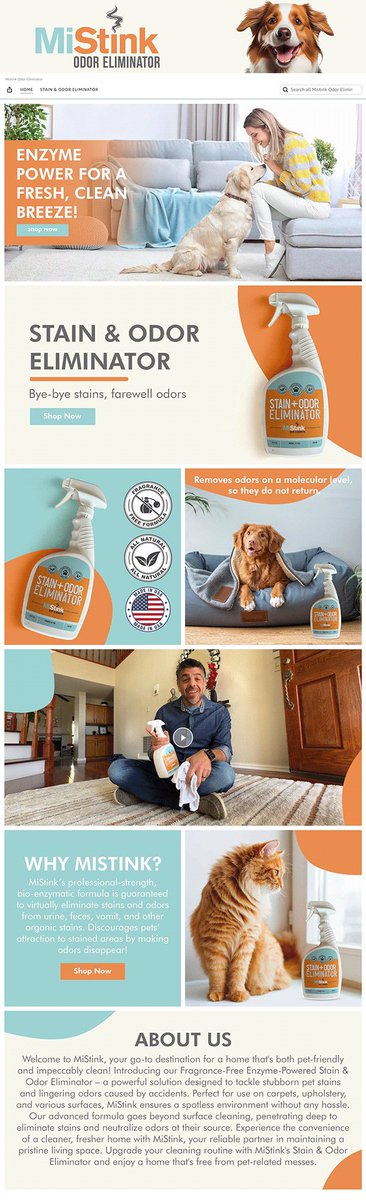 MatsMa68231's tweet photo. Most pet cleaning stores focus too much on the product.
For this store, I focused on making the products feel trustworthy, premium and easy to buy.
Clean design. Clear offers. Strong product presentation.
Need a store that sells? DM me.
#Shopify #PetStore #Ecommerce #WebDesign https://t.co/tcE0GkUZ35