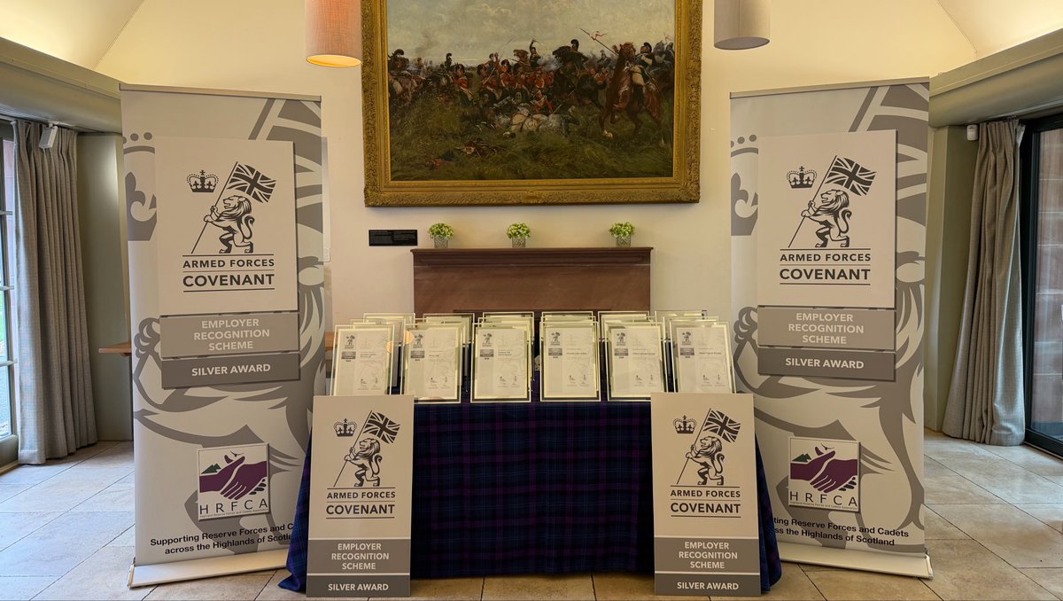 hrfca's tweet photo. Our 2026 Defence Employer Recognition Scheme (ERS) Silver Awards are in full swing at @museumbw! Keep an eye out on our website and social media channels for more coverage to follow. 🏰👏🏰 #ERSSilver26 https://t.co/tt15Ol6kAp
