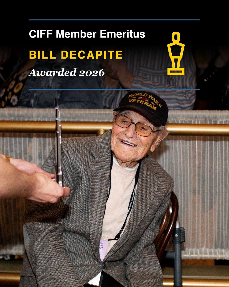 CIFF's tweet photo. In loving memory of Bill DeCapite. For nearly as long as there has been a Cleveland International Film Festival, Bill was part of its story. 

Thank you, Bill. CIFF is better because you were part of it. Your legacy will forever remain part of our Festival’s history. https://t.co/TyMwHwDOlE