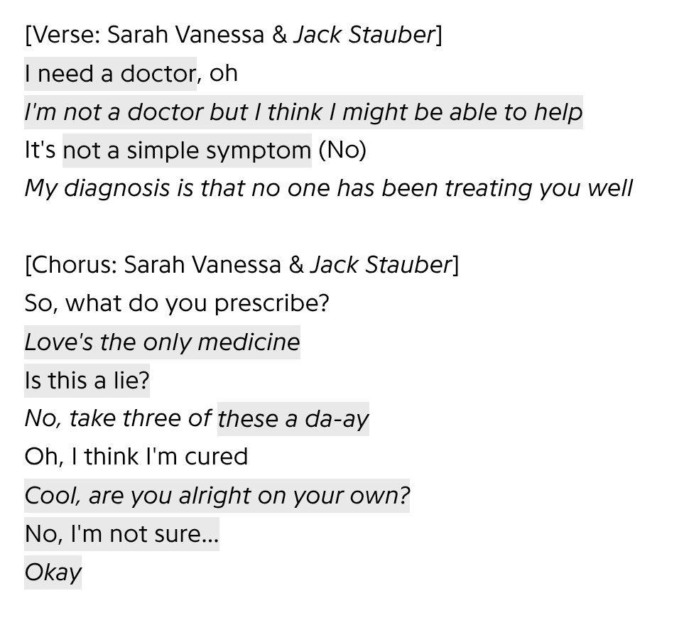 R0seFox's tweet photo. ﮩ٨ـ♡ﮩ٨ـ

This song as your yumeship
 Yumeshipper as patient and f/o as doctor https://t.co/MMLV7jFpOs