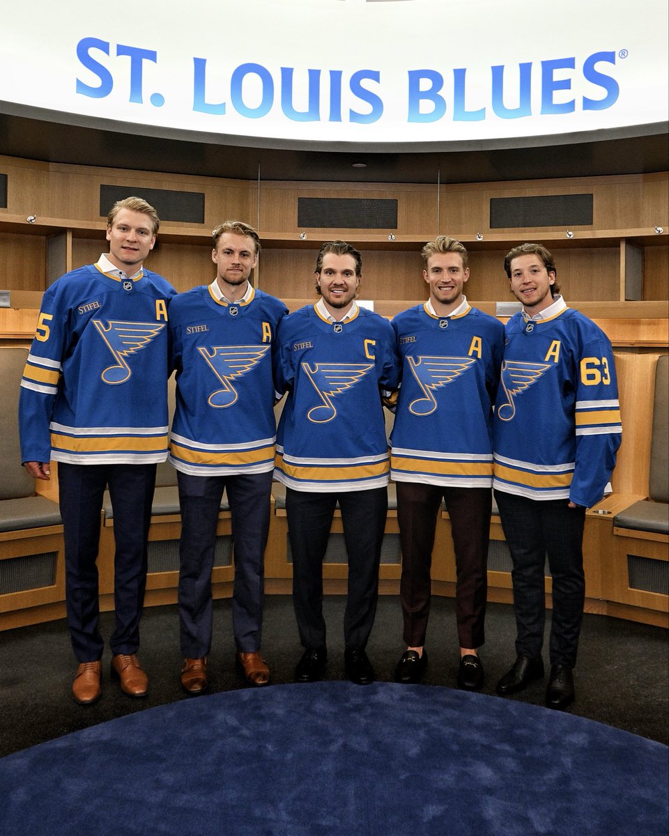 StLouisBlues's tweet photo. Lettermen. #stlblues https://t.co/wNYmF9CXmL
