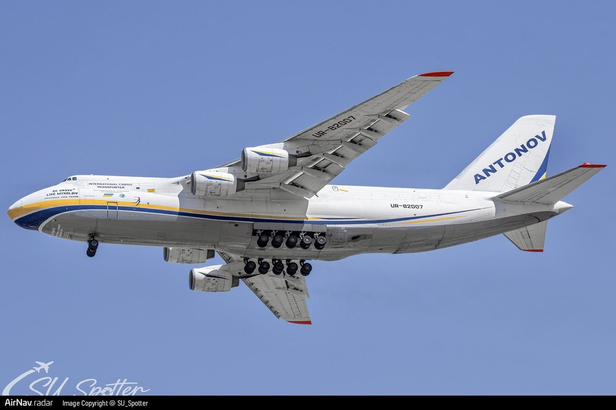 AirNavRadar's tweet photo. Photo of the Day📸✈️
The mighty Antonov An-124-100 Ruslan, operated by Antonov Design Bureau and captured by SU_Spotter.
See more aviation photography and upload your own photos: https://t.co/lbGdHsoixM
#PhotoOfTheDay #Antonov #An124 #Ruslan #AviationPhotography #AvGeek https://t.co/6VTXJ8IroV