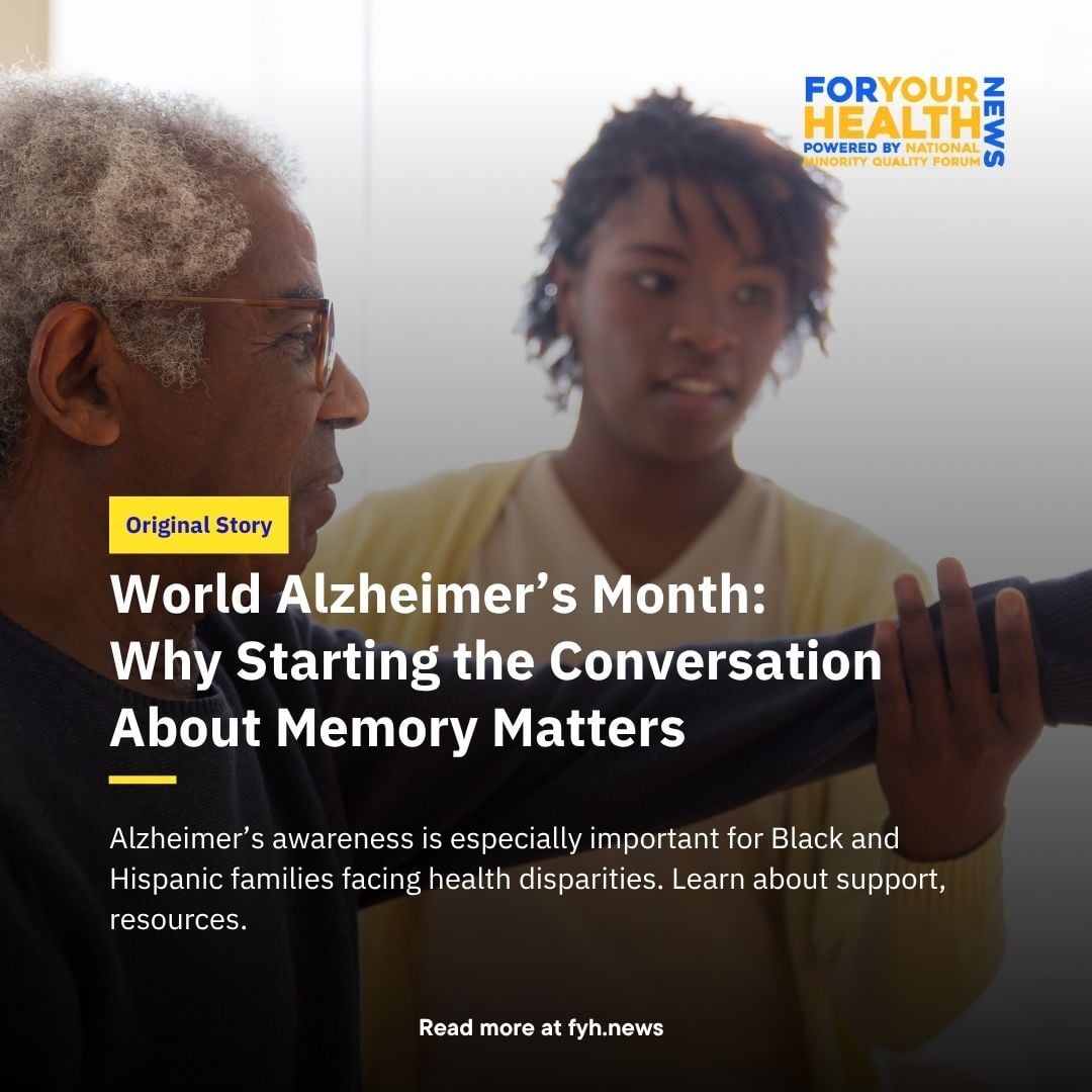 NMQF's tweet photo. 🧠 September is #WorldAlzheimersMonth.
Memory and thinking changes can be difficult to talk about—but starting the conversation early matters. https://t.co/D9nZd2RCSf
Learn more: https://t.co/13DFSSVrNy
#AlzheimersAwareness #BrainHealth #NMQF #FYHN https://t.co/EmQQtDMGqO