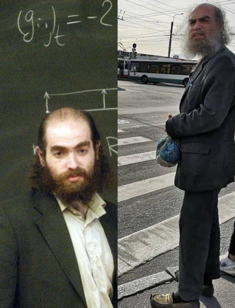 Math_files's tweet photo. Grigori Perelman is a Russian mathematician known for his work in geometry and topology. In 2002, he published work that proved the Poincaré conjecture, a major problem in topology.

In 2003, he reportedly stopped working in mathematics and lived a private life with his mother in Saint Petersburg.

In 2006, Perelman was awarded the Fields Medal for his contributions to geometry, particularly his work on Ricci flow. He declined the medal, saying that he was not interested in money or fame and did not want public attention.

In 2010, he was awarded the Clay Millennium Prize of one million dollars for proving the Poincaré conjecture. He also declined this prize.

Perelman became known for avoiding publicity and for rejecting major awards and prize money.