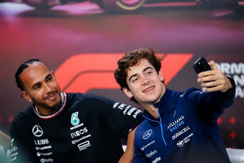 piantonelli's tweet photo. 36. lewis hamilton &amp; franco colapinto - 117 votes https://t.co/ooRgIIjWpU