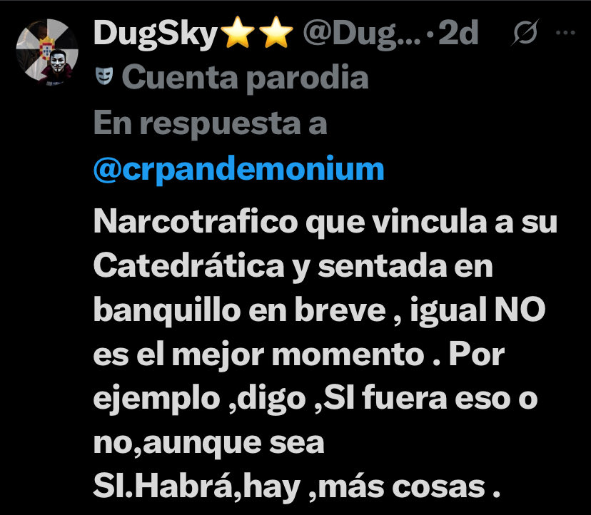 DugSky_'s tweet photo. @ppopular @NunezFeijoo @EsterMunoz85 @Santi_ABASCAL @vox_es @CasaReal @navedelmisterio 🛑POR EJEMPLO,MONCLOVITA 

🛑NO hay TREGUA 

🛑Seguimos… https://t.co/Et1LC8wZx8