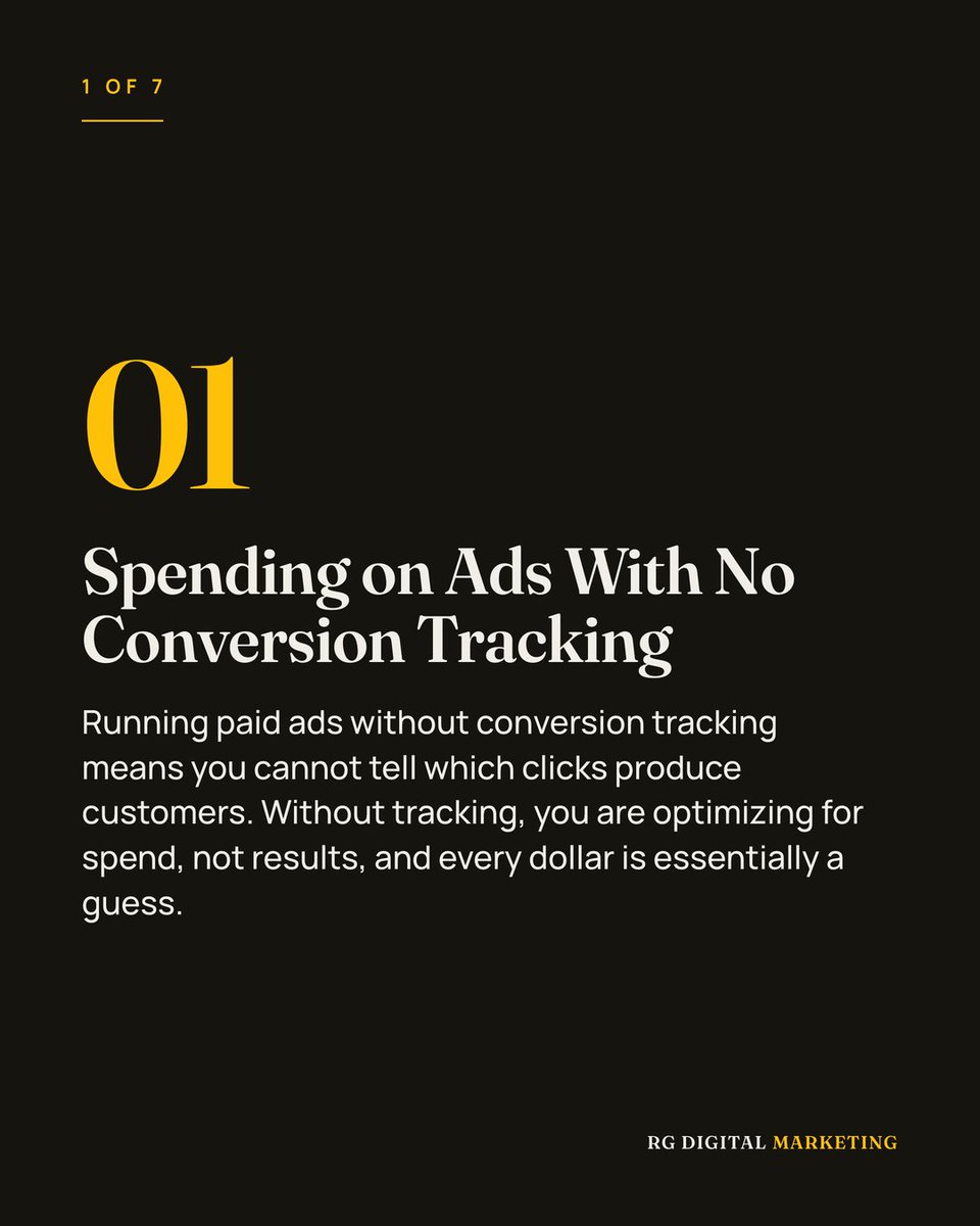 RGDM_'s tweet photo. Discover the 7 most common digital marketing mistakes costing small businesses real money, and how to fix each one.

Full article: Marketing Insights Blog

Ready now? Tap “Book Your Free Call Today” in our bio.

#digitalmarketing #marketing https://t.co/M7VnRABuuQ