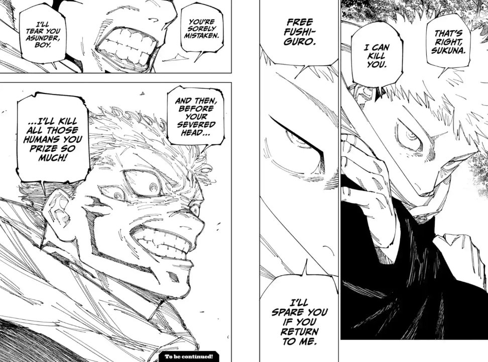 TopperGojo's tweet photo. God damn, this right here is Gege truly channeling his inner Togashi

Peak, just absolute Peak https://t.co/SLbHD4GZZN