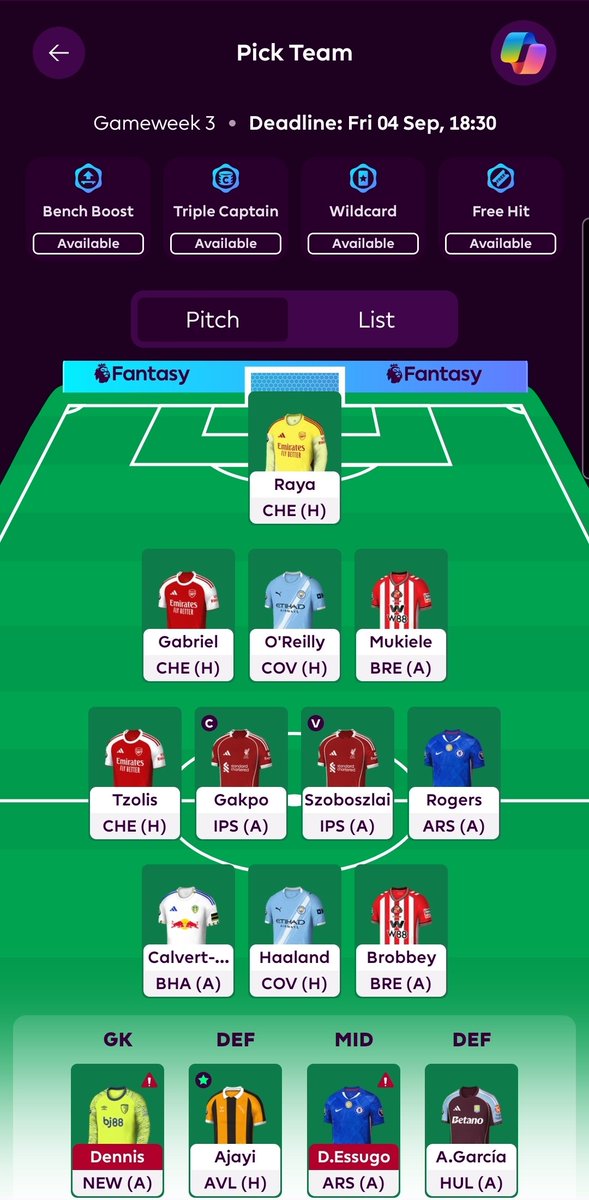 FlyingDutchie00's tweet photo. Any recommendations? #fpl https://t.co/x1eTSzj0jd