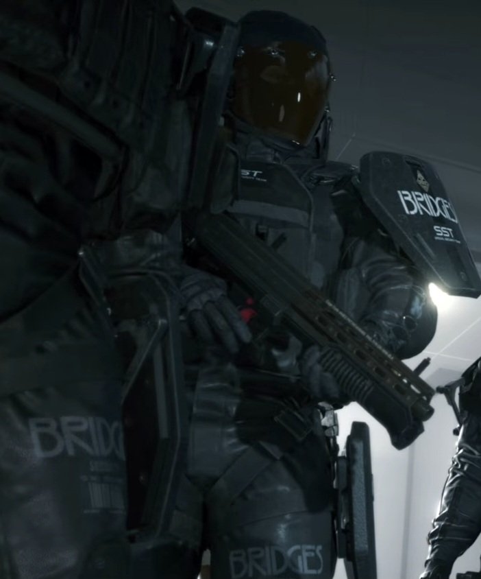 Nobbie_OCs's tweet photo. (Request) Goons of the day: Bridges Special Security Team from Death Stranding https://t.co/8hnQChxX2J