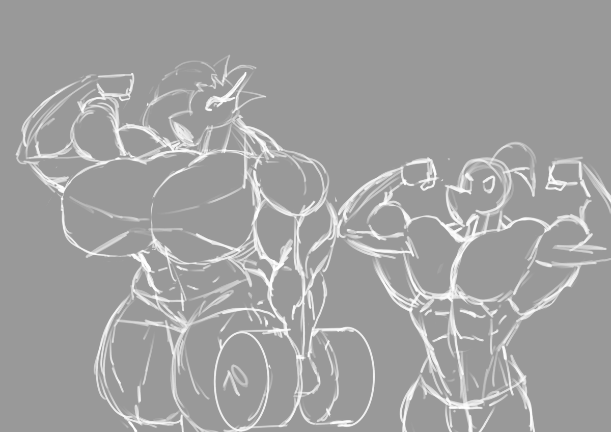 TheFallenFantom's tweet photo. God,  I love these two plants so much on this app. WIP https://t.co/f23cYCMjMo