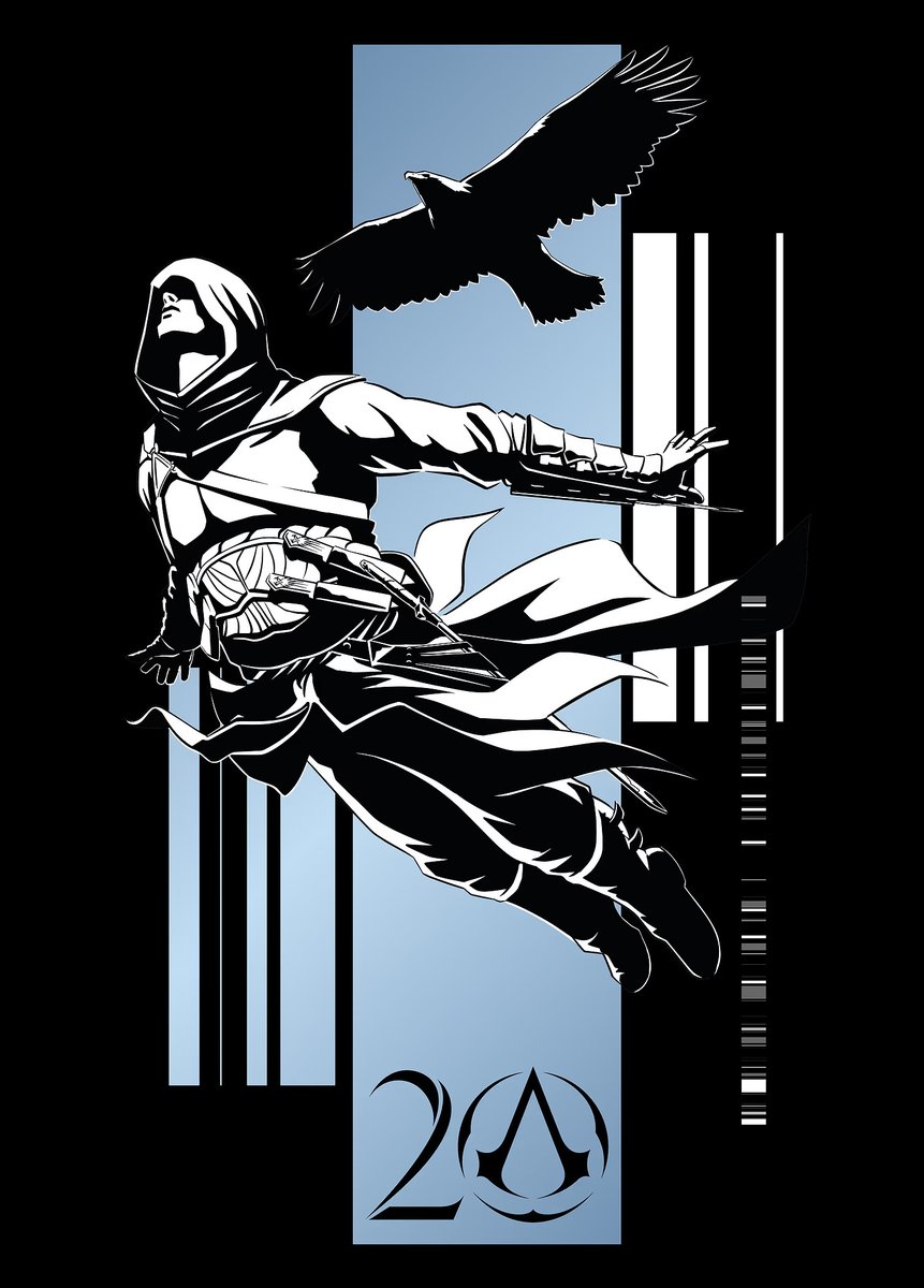 AccessTheAnimus's tweet photo. The first teaser pictures for Assassin's Creed's 20th Anniversary in 2027 have seemingly been shared by Displate!

What kind of celebrations would you expect for AC20? https://t.co/0pd2MvnWes