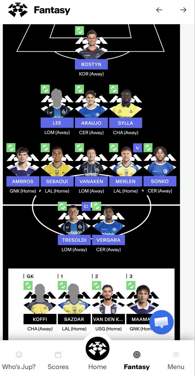 HelaValetMfi's tweet photo. @fpl_proleague Florucz -> Vanaken
2.5m in the bank. Still hesitating with Bazdar since Diouf started the last game… https://t.co/2up9gRsazS