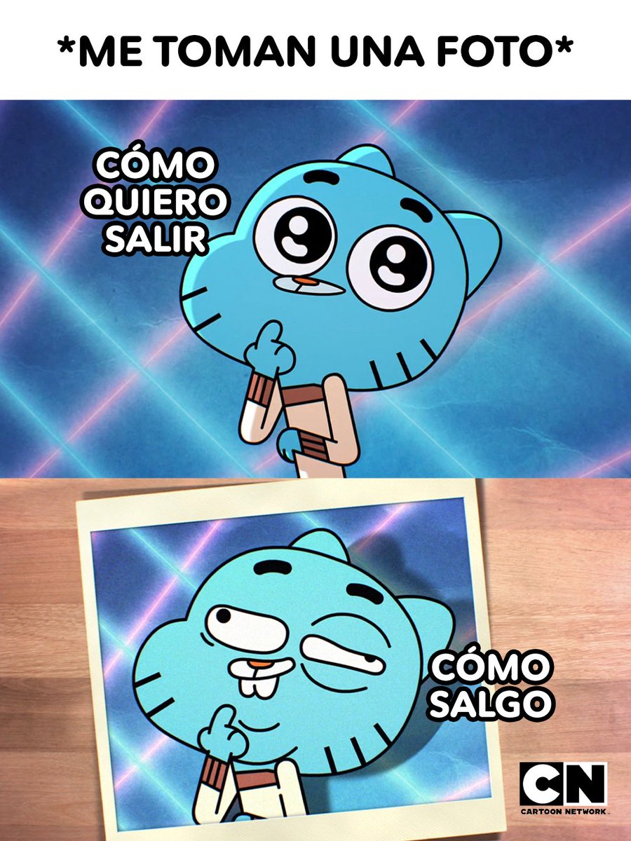 CartoonLA's tweet photo. Lo lamento, no soy fotogénico. 📸🫩
#Gumball #CartoonNetwork https://t.co/0HtYxx3QLx