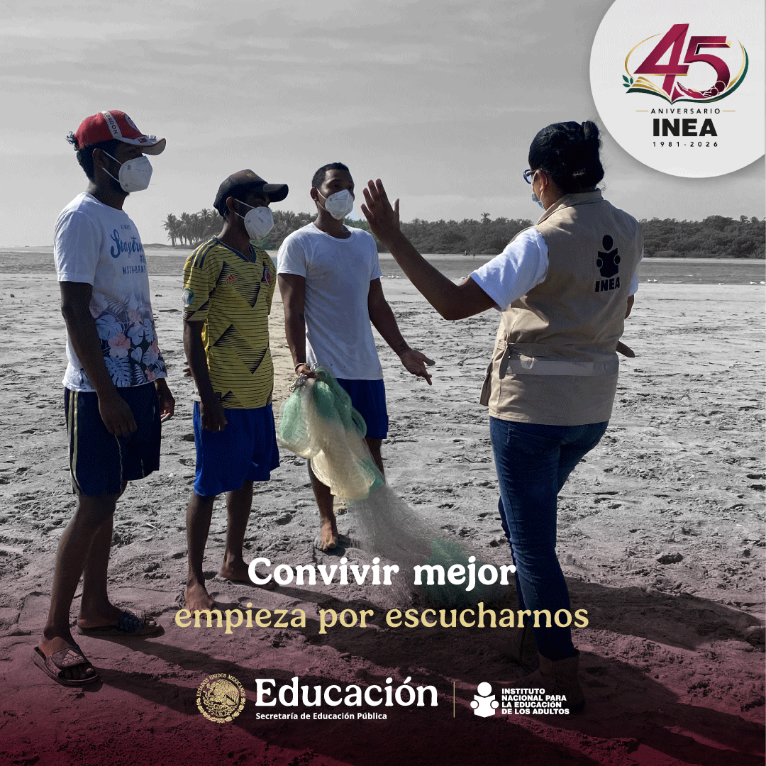 INEAmx's tweet photo. 💬La paz comienza en la manera en que nos tratamos. Escuchar, respetar y llegar a acuerdos son herramientas que fortalecen nuestras relaciones.
En el INEA creemos que la educación puede ayudarnos a resolver diferencias con respeto y prevenir la violencia. 
📞 800 00 60   300 https://t.co/OuDFUSCYXi