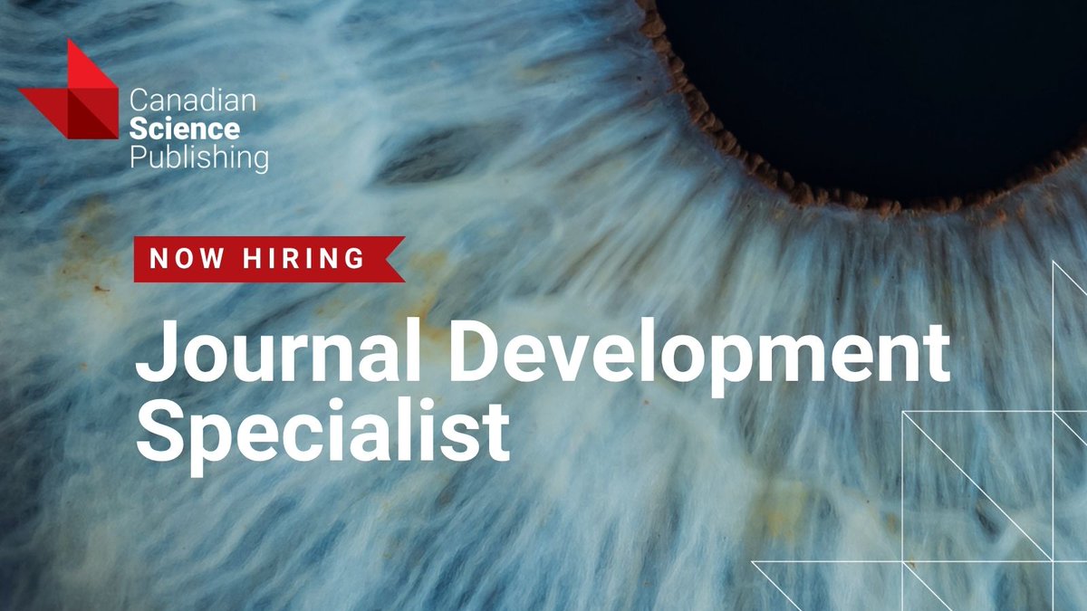 Botany_Journal's tweet photo. @cdnsciencepub is #hiring a Journal Development Specialist to grow their journals! Apply today ▶️ https://t.co/Foc9fQCeO7

 #JournalDevelopment #AcademicPublishing #SciencePublishing https://t.co/7oGDg0PBiE