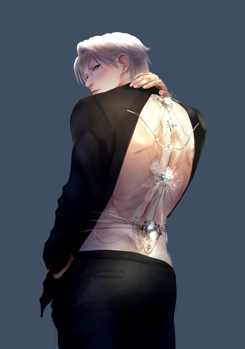 gl0ckittie's tweet photo. backless + forehead xav #xavier #loveanddeepspace https://t.co/yQ5okF0bvL