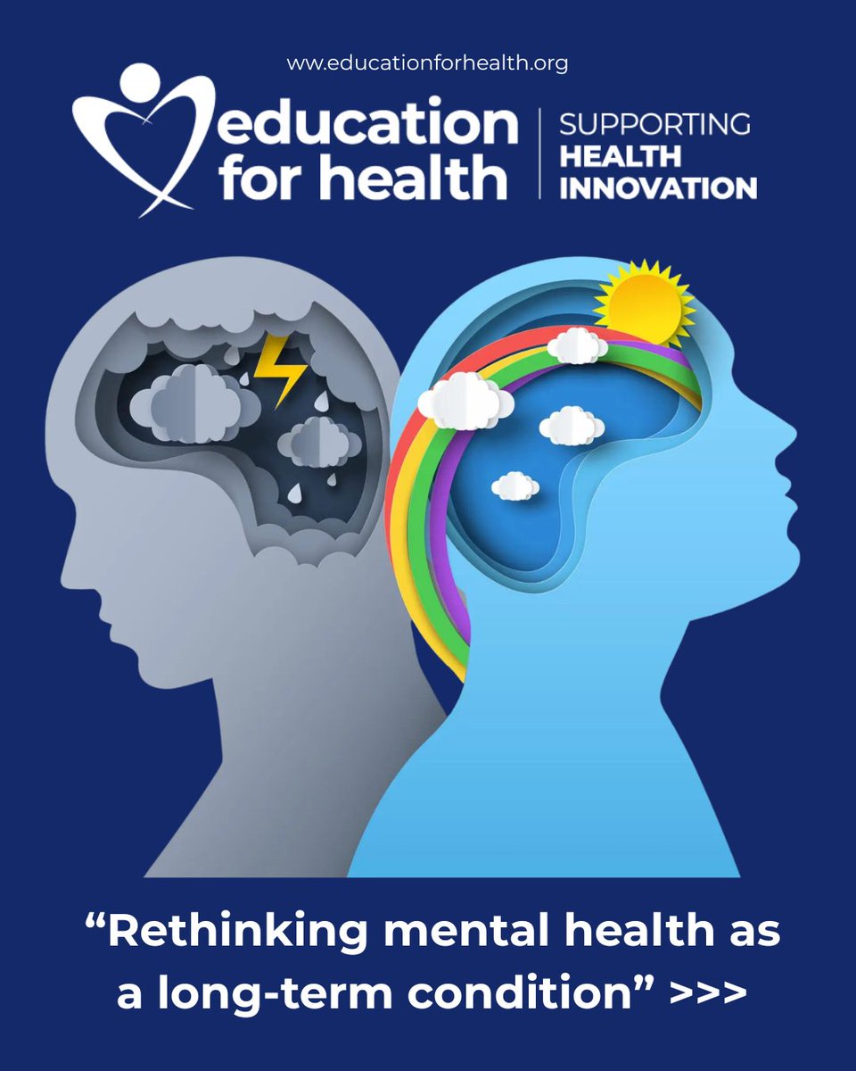 EdforHealth's tweet photo. Reframing mental health as a long-term condition allows healthcare professionals to deliver better, more sustainable care. 
☕Grab a coffee and read our insights on the blog.   https://t.co/4yHc1NlVx2

#MentalHealth #EducationForHealth #BeTheChange #Stress https://t.co/vuvVezJSSd