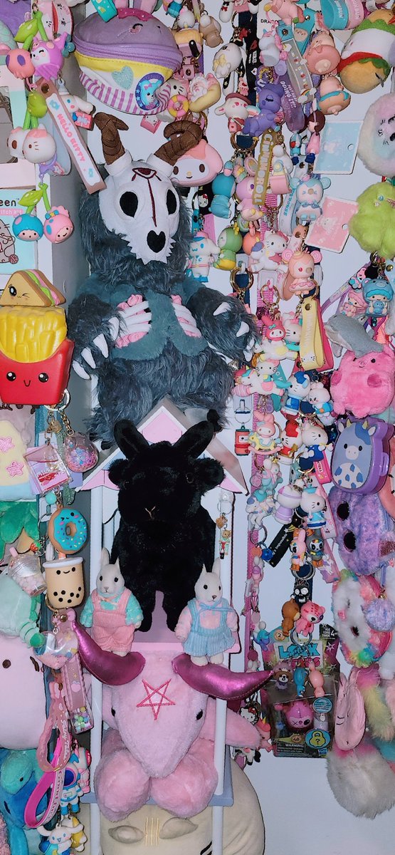 Miichel701's tweet photo. #myroom #stuffedanimal #kawaii #toys #toy #wendigo #cryptid #collection #collectibles #toycore #toywave #collector #toycollector #aesthetic #plush #plushies #decor #lucifer #kawaiisatan #zombiedeer #satan #stuffedanimals #stuffed #plushcore #toycollection #strangefellows #toyroom https://t.co/Dz8xclIvKK