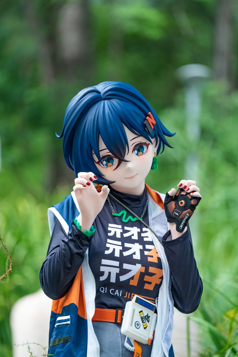 Mikumikumi0116's tweet photo. 猫猫拳，啊呜啊呜

出镜  Rain雨
摄影 后期 我

#kigurumi #cosplay https://t.co/V4LzLnwSUG