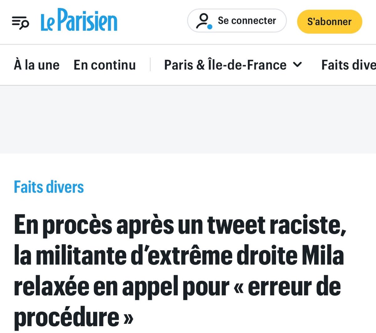 toxavanger's tweet photo. Relaxée pour ERREUR DE PROCÉDURE.
L’avocat général a bien établi la matérialité des injures racistes en revanche.
Vous ne savez pas faire sans mentir, Mila? https://t.co/1NdSzaxaDF