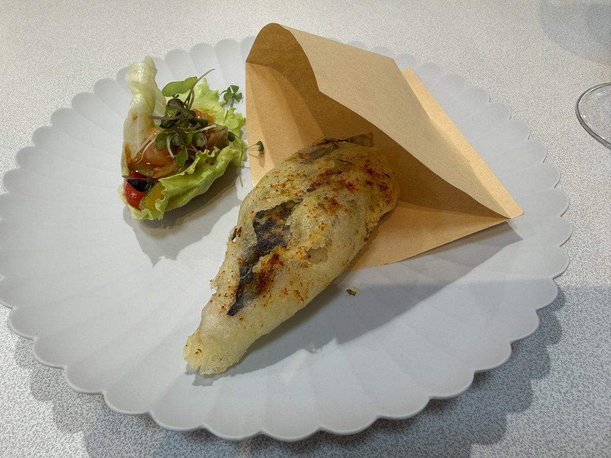 nako_moca's tweet photo. ラルケストコース 2026.8.7

〇熊本赤茄子の冷たいスープ
〇サスエの魚のベニエ
〇和牛頬肉赤ワイン煮

大本命の赤ワイン煮😍
お肉ホロホロできのこのうま味が詰まってるこんなパスタ食べたことない😳❕

✍️モッチリーニ https://t.co/lxmV99yshh