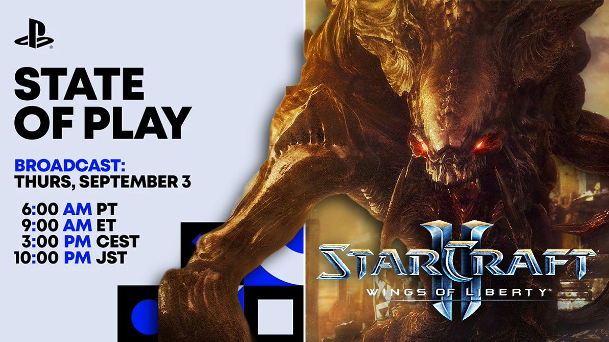 gesonotv's tweet photo. IM LIVE!

🔴State Of Play Reaction🔴
🔴Starcraft Recap🔴
🔴Starcraft 2 First Playthrough🔴

https://t.co/1EZmISSKbG
https://t.co/OkdbWdcCUQ https://t.co/Y0txeinRuE