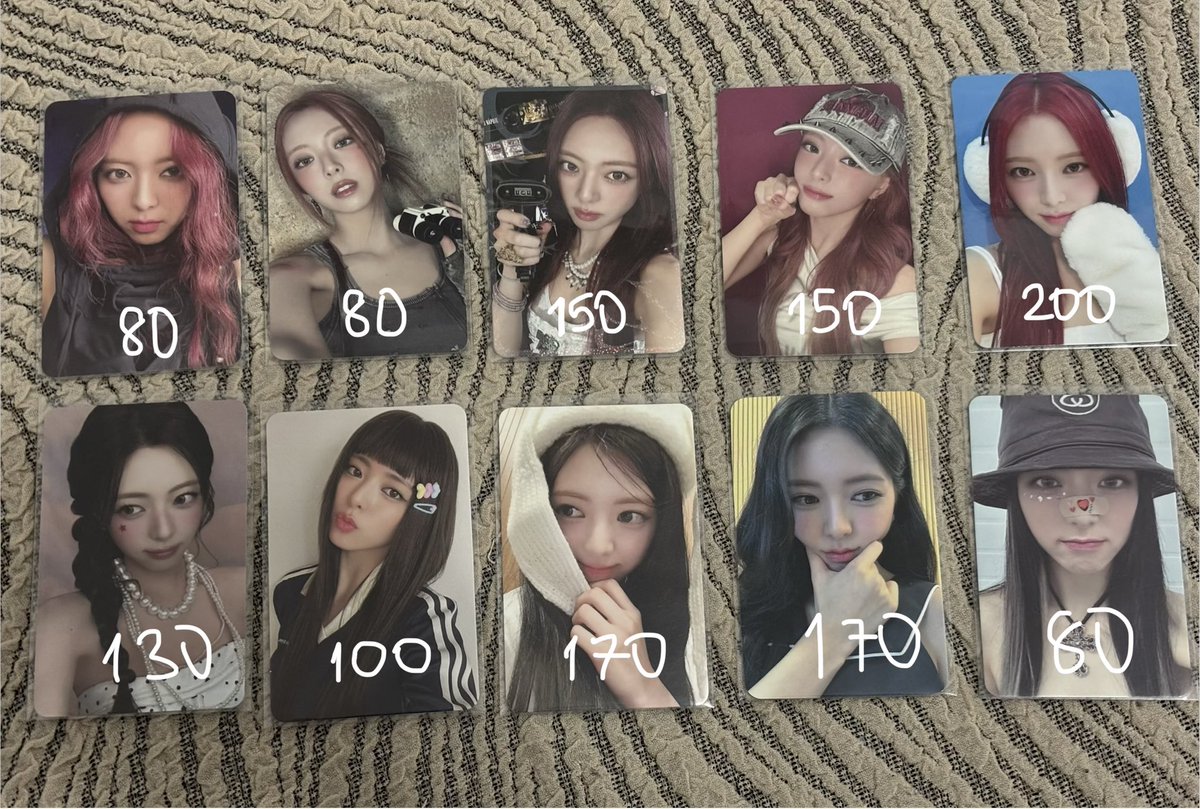 fuyushvt's tweet photo. itzy yuna ryujin yeji chaeryeong satis

fiyatlari yazdim yuksek olan varsa dusururum
odeme ib/an kargo gd
@itzysatis https://t.co/XWhMyzWDCd