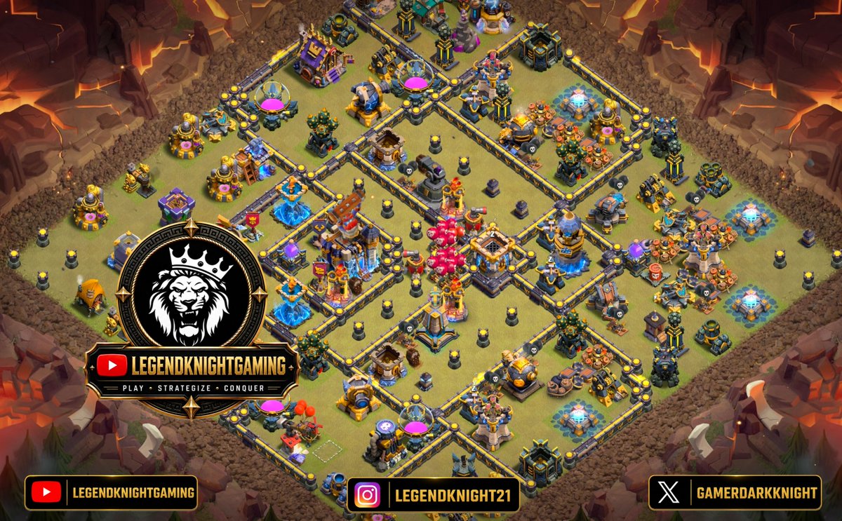 GamerDarkknight's tweet photo. Town hall 18 Legend league base layout

Base Link

https://t.co/fNxaH8VB5e

For more base links check my youtube channel 

https://t.co/FF0tZZnjzs

#clashofclans #coc #gaming #probases #elitebases #baselayouts #trending #viral https://t.co/VxCpWGhHL6