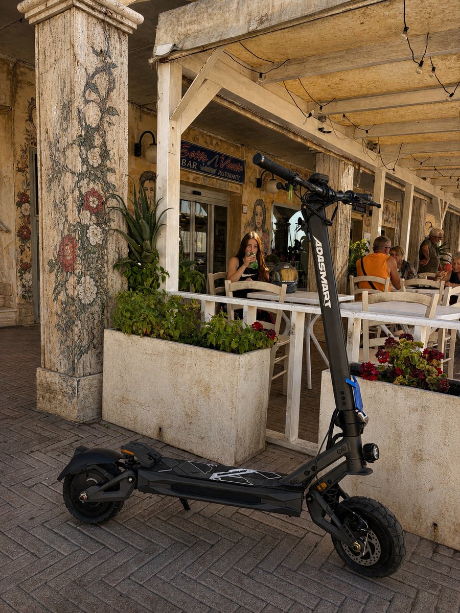 MapleDolle's tweet photo. Style. Freedom. Adventure. Every road has a story—choose the right gear, hop on an Adasmart scooter, and ride. Image edited with AI assistance. https://t.co/cMAj8yy6qP