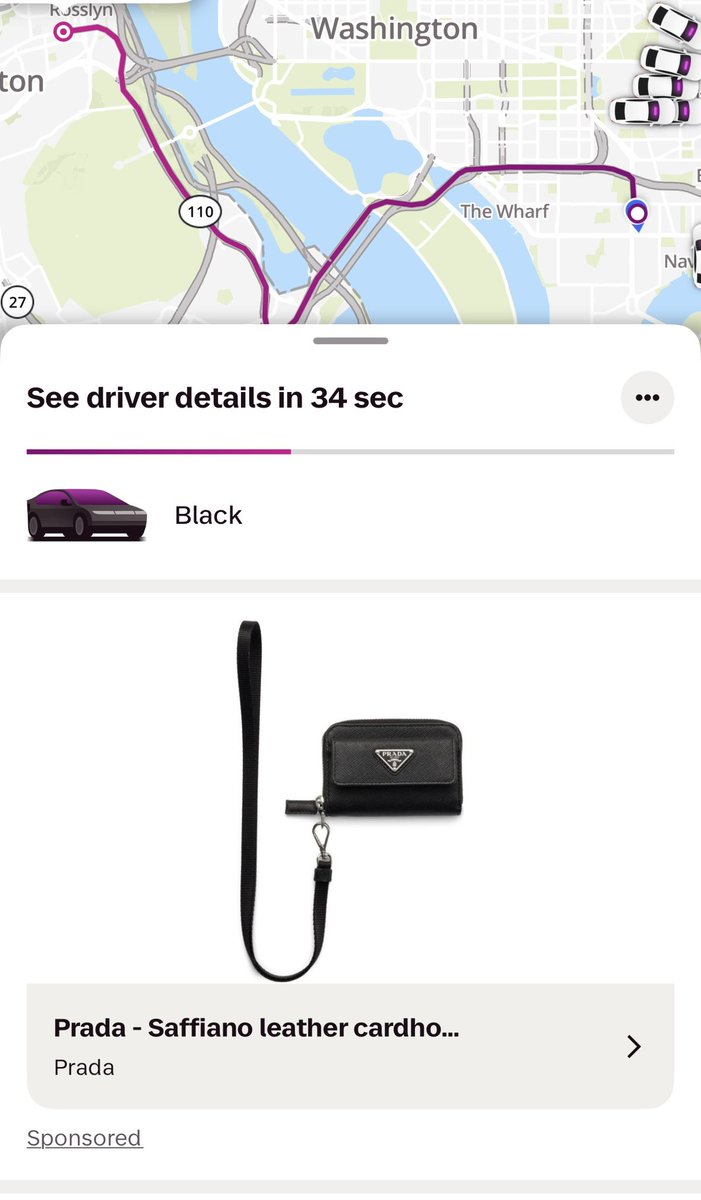 chertz's tweet photo. anyone else get ads for Prada bags when they call a car https://t.co/K4hB0bChdz