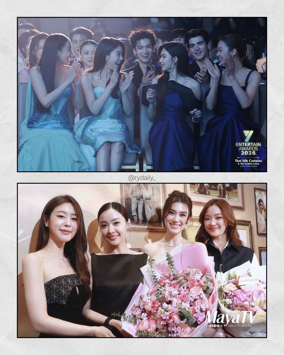 rydaily_'s tweet photo. i love how miu, omm, and bam have somehow been there for some of the most memorable milestones in lena’s career — from her first lead movie premiere to the moment she received an award. 🥹⋆˙⟡

oreo gang 🖤
#LenaMiu #ลีน่าหมิว
#OomBam #อุ้มแบม https://t.co/xMOYo8YwWF