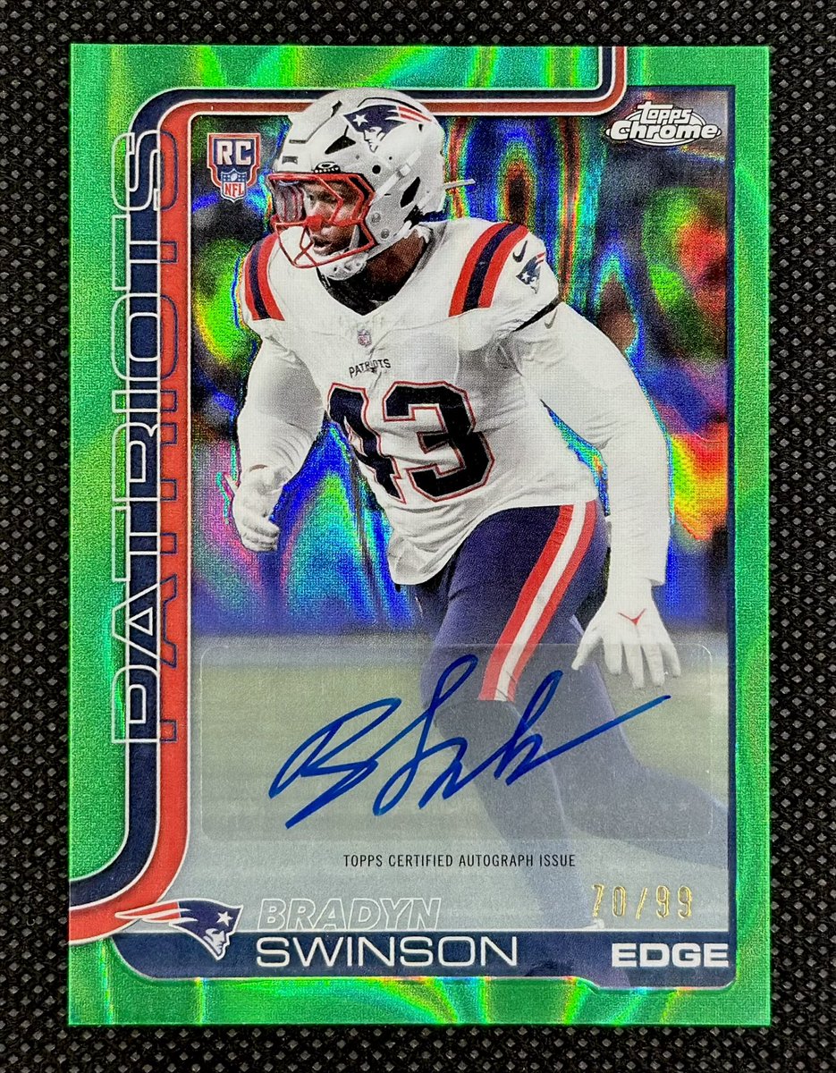 jacks_cards's tweet photo. With the season around the corner, I’ve got a bunch of 2025 Topps Chrome Football autos and color available at really great prices
🏈
https://t.co/GK5tUJrtBd for a deeper look! https://t.co/N5TpzZPeNG