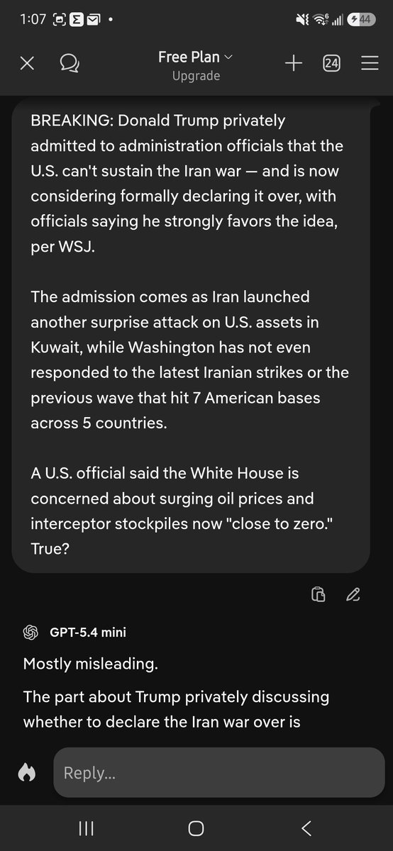 darcy_341024's tweet photo. @TroyWestwood Hormuz Report is not a reliable source of accurate info it appears: https://t.co/KgRYQt4zwU
