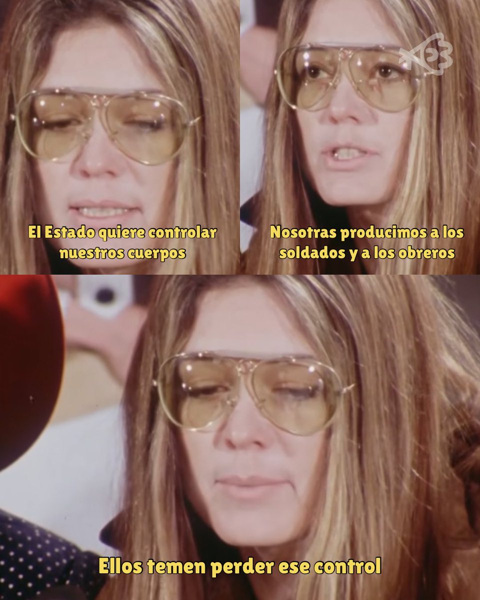 SomosJacarandas's tweet photo. Hoy murió Gloria Steinem y algo que hizo en los 70 que fue muy controvertido en su época fue contar su aborto. Ella se lo hizo en 1957, y habló abiertamente al respecto. 

Da tristeza saber que vio al movimiento lograr el aborto libre en su país, pero también que vivió lo suficiente para verlo arrebatado por la ultraderecha en 2022.