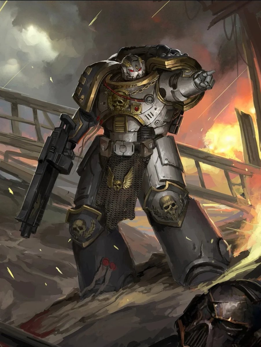 johnsmithi7n's tweet photo. SHORT &amp; TIKTOK VIRAL
Caption: POV: Your squad leader in 40k 💀🔥

#Warhammer40k #40k #WH40k #SpaceMarine #WarhammerTok #Grimdark #FYP #WarhammerArt #Tabletop #Gaming #40kLore #Emperor #AdeptusAstartes https://t.co/1sPxfWVaOp