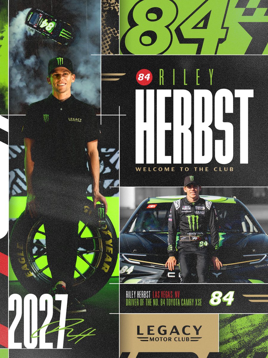 LEGACYMotorClub's tweet photo. Welcome to the CLUB, @rileyherbst! https://t.co/3f0wDjIMBH