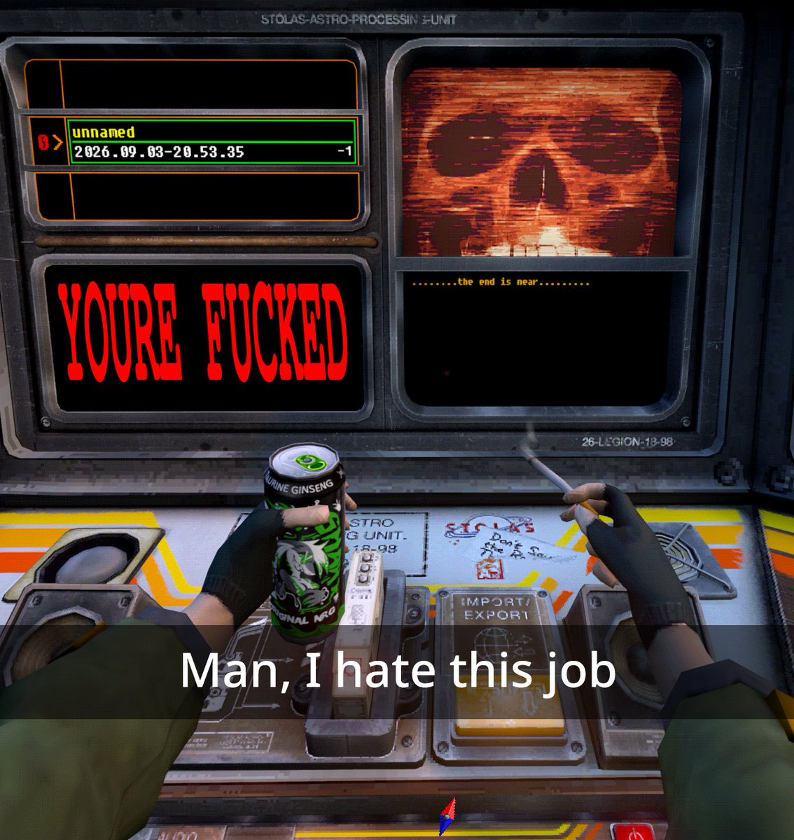 Fallkener's tweet photo. Man, I hate this job
#votv https://t.co/1xahgWLrpn