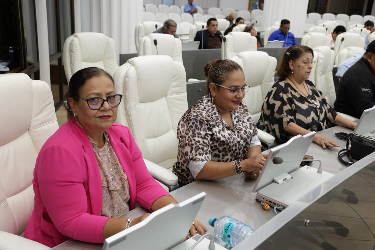 AsambleaNi's tweet photo. Diputadas y diputados del Órgano Legislativo 🏛️ aprueban por unanimidad la Ley Creadora de la Dirección General de Transporte Acuático 🚢🌊, adscrita al Ejército de Nicaragua 🇳🇮🪖, que normará, regulará y controlará el transporte acuático en materia de seguridad de la navegación https://t.co/y8AtqDu8IB