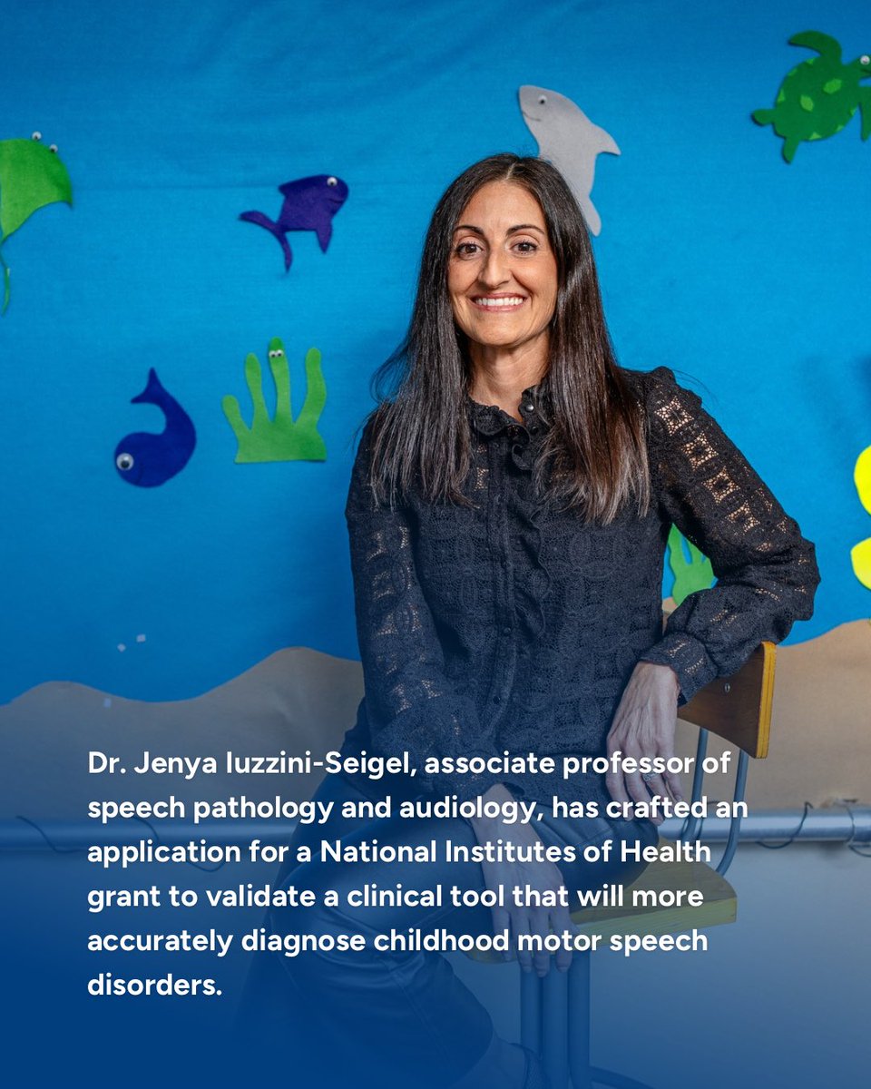 MarquetteU's tweet photo. 🤝 Earlier and more accurate diagnosis for childhood apraxia of speech and dysarthria means clarity for children, their families and clinicians alike. Leading researcher Dr. Jenya Iuzzini-Seigel is creating the tools to make a real difference.

Read more: https://t.co/3W2btPOYnK https://t.co/v6MP2w61i8