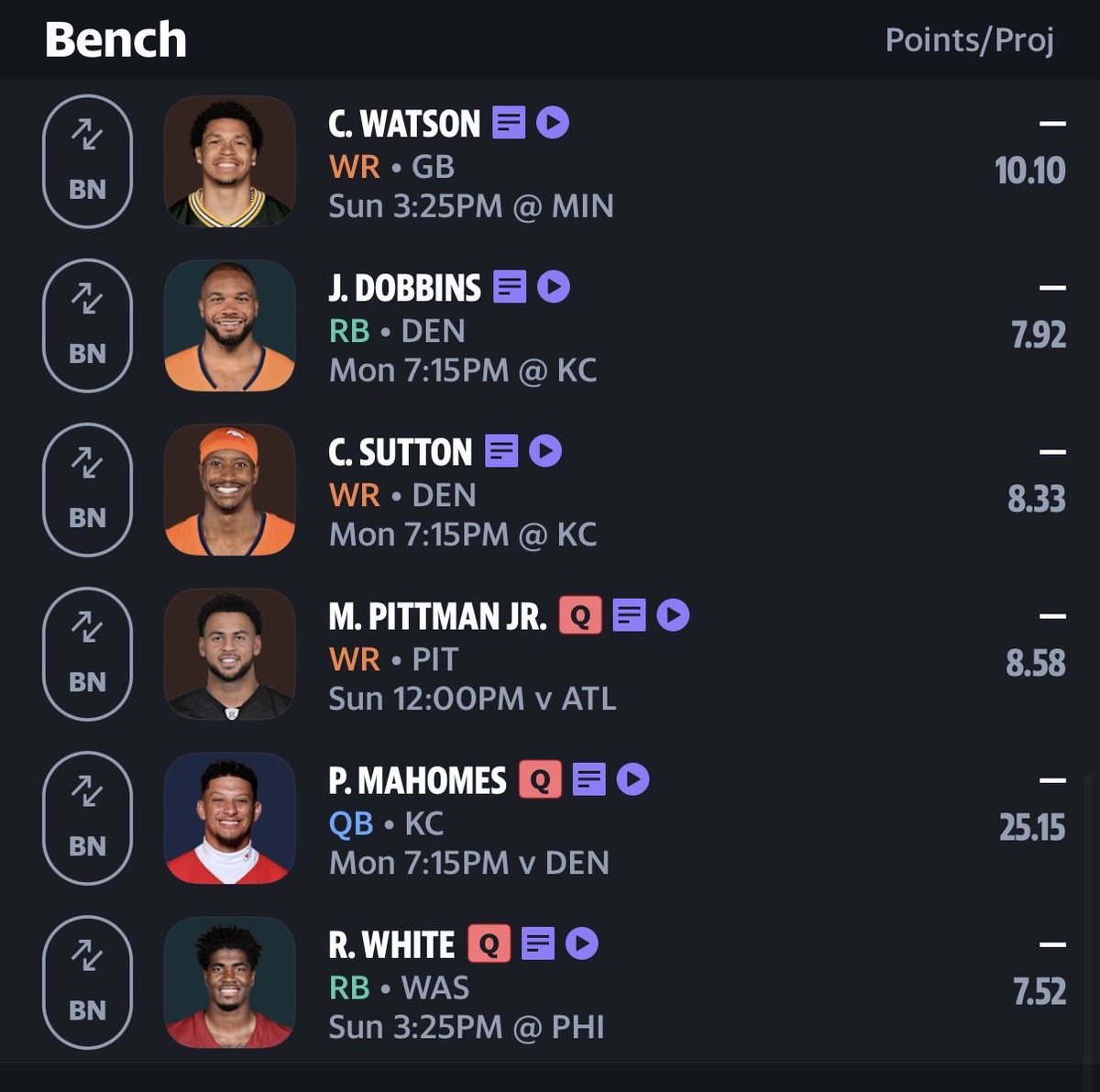Buddens_'s tweet photo. How did I do? 10 man half ppr league :3 @NFLFantasy @ESPNFantasy @PFF_Fantasy https://t.co/23V5fTmLxj