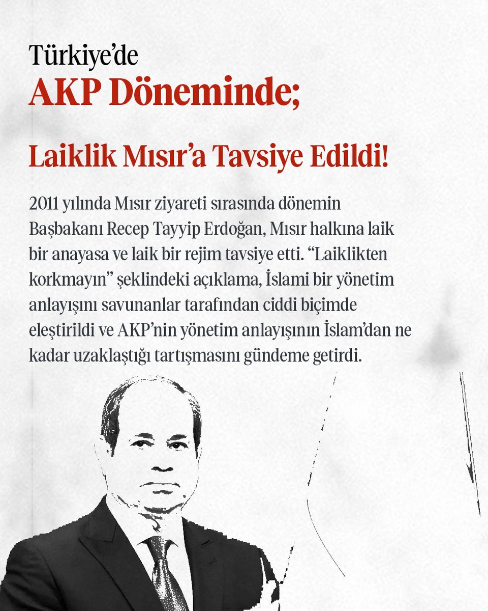 fhoncunesil's tweet photo. Laiklik Mısır'a Tavsiye Edildi! 

AKPMüslümanlara ZararVerdi https://t.co/wMiuQm8a9L